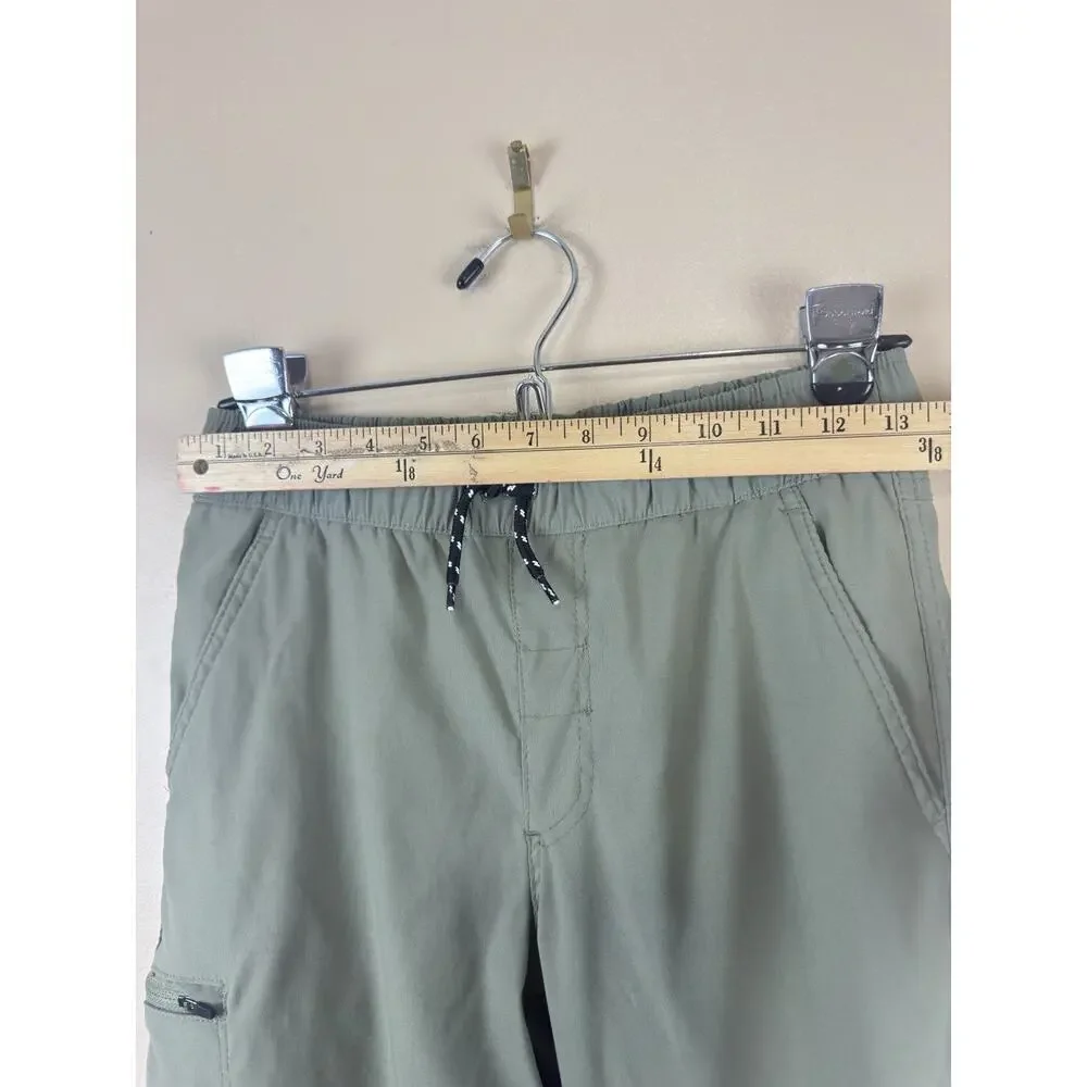 Eddie Bauer Boys Fleece Lined Joggers Green Colorway Size XL 14/16 Outdoor